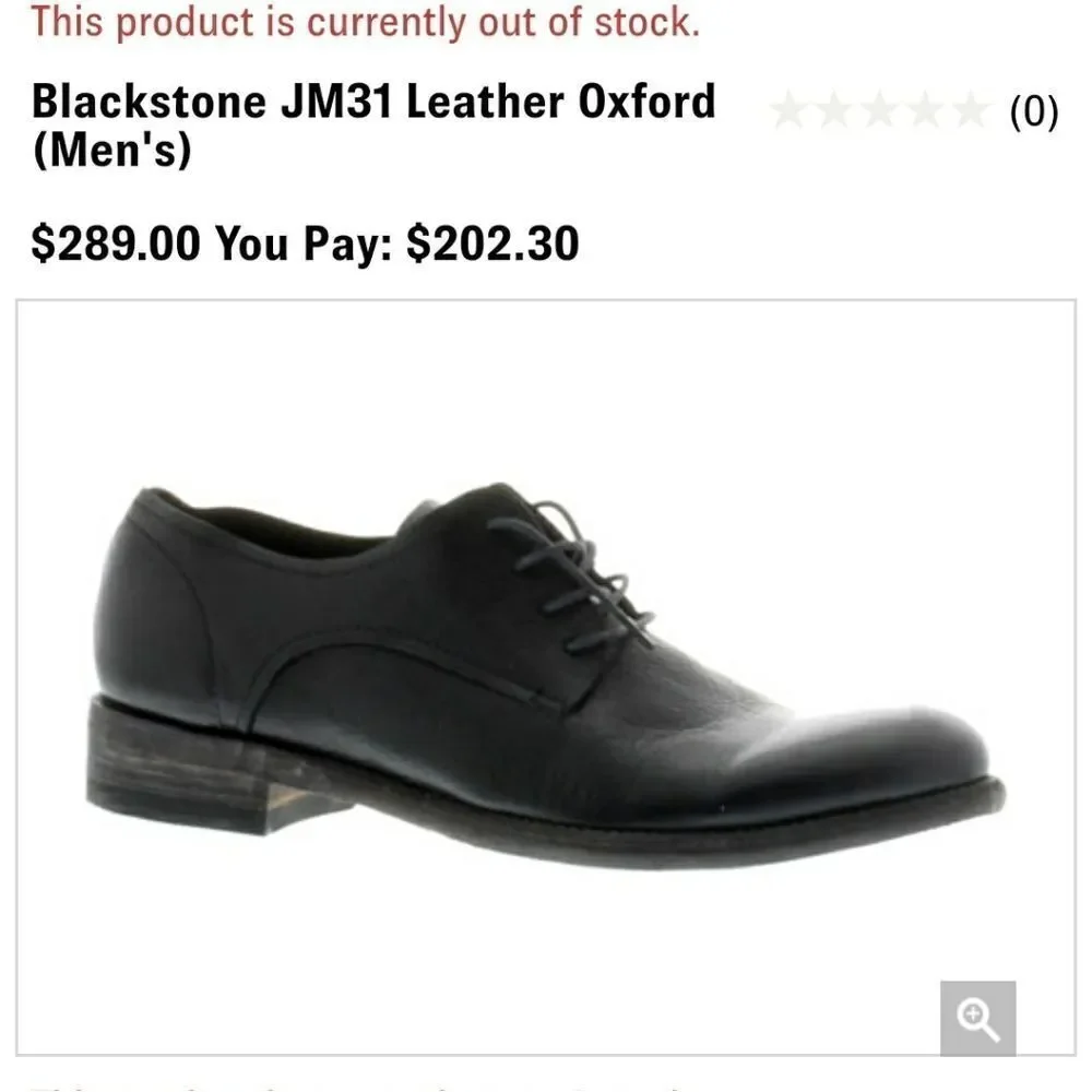 ‎Blackstone JM31 Leather Oxford